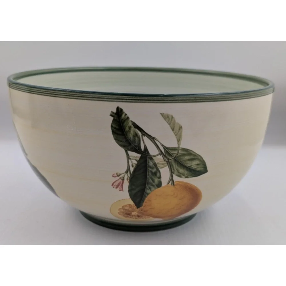 Villeroy & Boch French Country Large Round Vegetable Pasta Serving Bowl 11.25